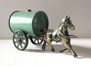 Caballo con carro hojalata RICO años 30