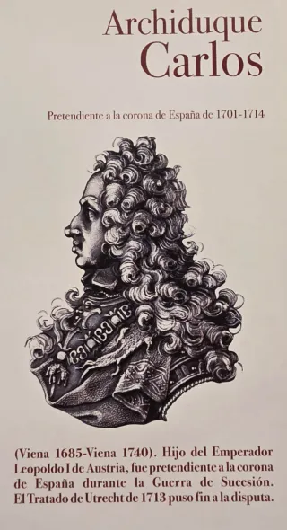 Réplica 2 Reales Archiduque Carlos 1707 BCN