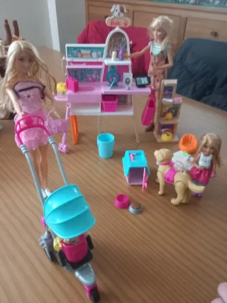 Casa de Muñecas Barbie Plegable Tienda de animales