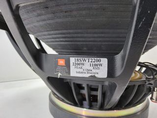 subwoofer hifi jbl tornado 18swt2200