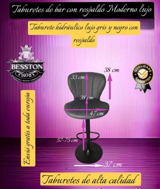 Taburete hidráulico Besston lujo
