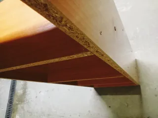 Estantería de madera marrón 2m