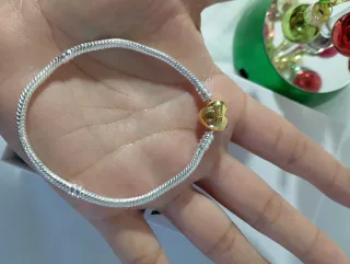 Pulsera Pandora Dorada  16, 17 , 18 cm