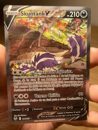 Carta Pokémon Skuntank V 101/198