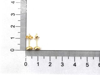 pendientes oro 18k con piedra con circonita