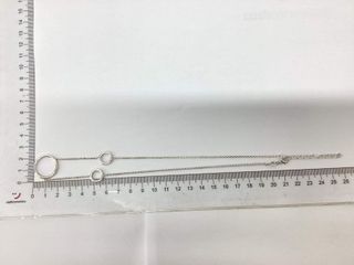 collar plata 925mm 22cm