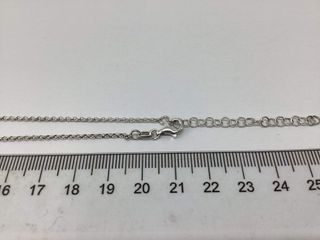 collar plata 925mm 22cm