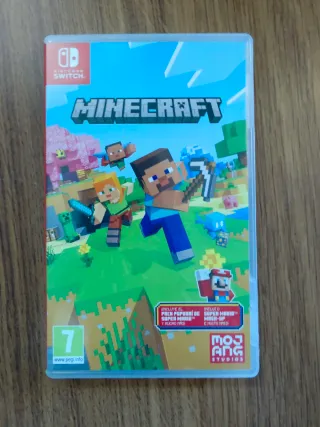 Minecraft Nintendo Switch versión super Mario