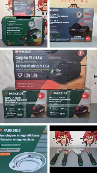 Lote Parkside herramientas nuevas