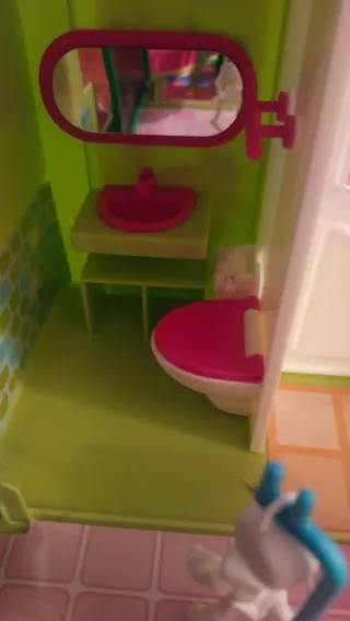 Casa colegio Barriguitas Famosa i/muñeca. Plegable