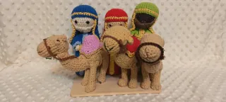 Amigurumis Reyes Magos y Camellos