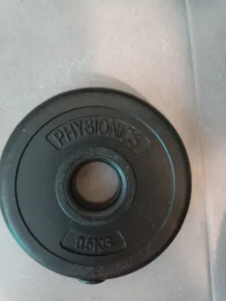 Kit de Discos de peso 5kg, 2,5kg, 2kg, 1kg, 0,5kg