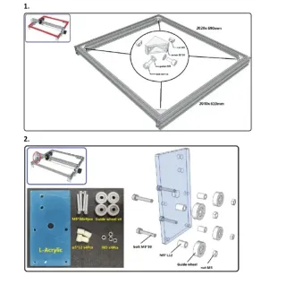 Grabador Láser CNC2-6550