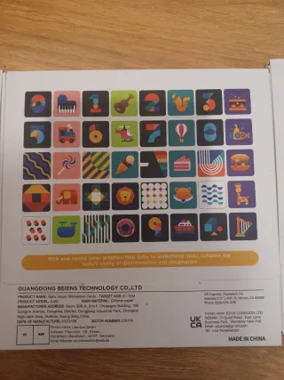 Tarjetas Estímulo Visual Bebé Beiens