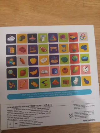 Tarjetas Estímulo Visual Bebé Beiens