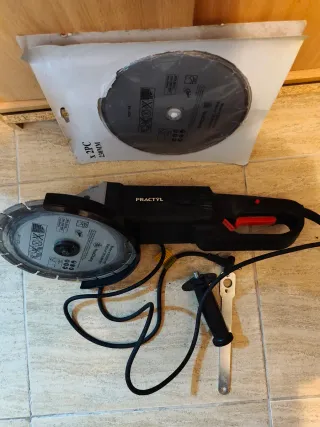 Amoladora angular con discos de 230mm casi nueva