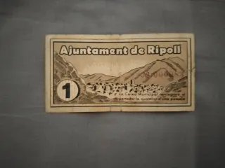 Lote 8 billetes antiguos Guerra civil  (pesetas)
