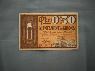 Lote 8 billetes antiguos Guerra civil  (pesetas)