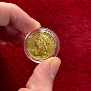 Soberano de Oro - Reina Victoria - año 1900