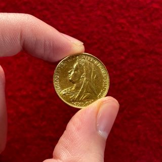 Soberano de Oro - Reina Victoria - año 1900