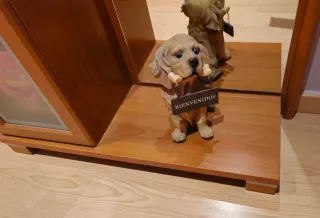 RECIBIDOR entrada con luz color Nogal DE CALIDAD