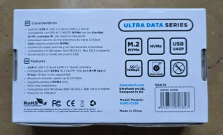 Caja Externa M.2 NVMe AISENS ASM2-022B