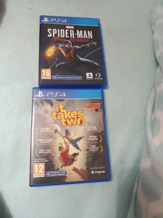 PS4 Spider-Man Miles Morales y It Takes Two