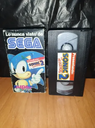 VHS LO NUNCA VISTO DE SEGA SONIC 2 THE HEDGEHOG