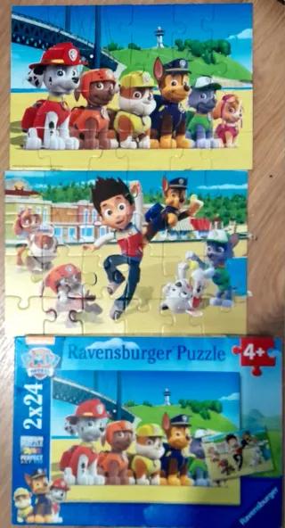 2 Puzzles Ravensburger Patrulla Canina 2x24
