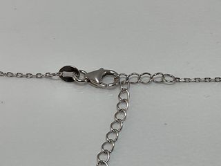 collar plata 925mm con piedra con circonita 21cm