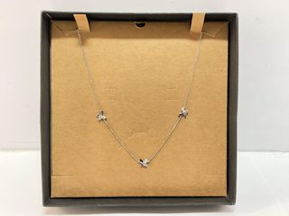 collar plata 925mm con piedra con circonita 21cm