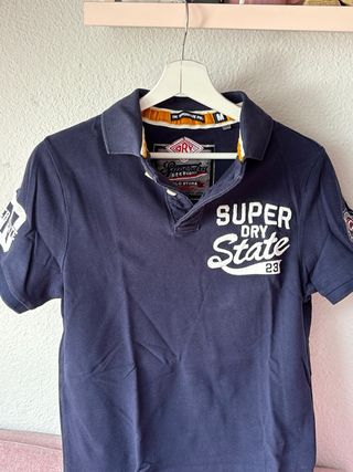 Superdry Polo Azul Talla M