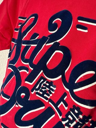 Camiseta Superdry Roja Talla S