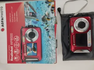 Cámara Agfa Realishot WP8000 Sumergible + extras