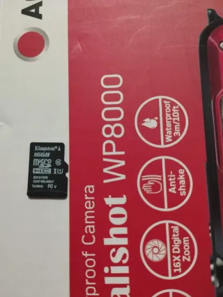 Cámara Agfa Realishot WP8000 Sumergible + extras