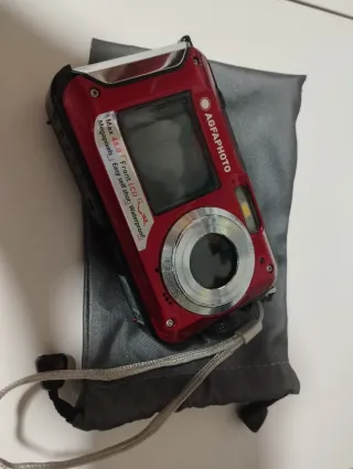 Cámara Agfa Realishot WP8000 Sumergible + extras