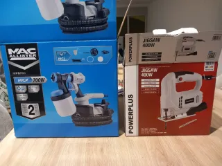 Pistola Pintura Mac Allister + Sierra Caladora Pow