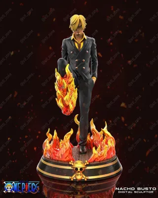 Figura anime Sanji One Piece Donflamingo luffy ace