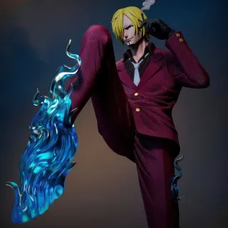 Figura anime Sanji One Piece Donflamingo luffy ace