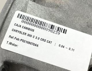 98239 p52108670aa caja cambios chrysler 300 c 3.0