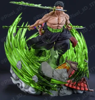 Figura Roronoa Zoro anime One Piece Luffy sanji