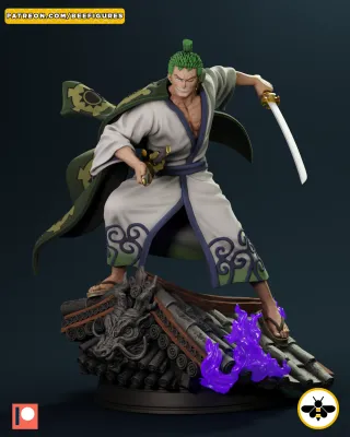 Figura Roronoa Zoro One Piece anime monkey Luffy