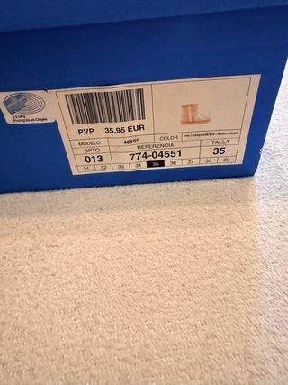 Botas Mustang rosas TNG MTNG