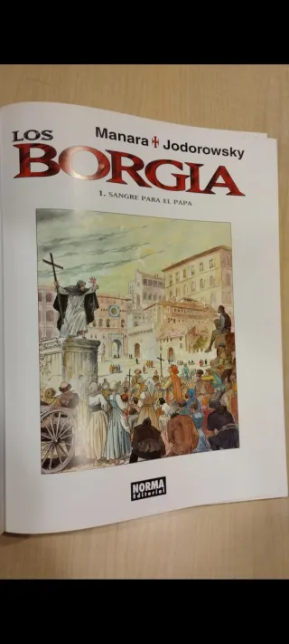 🇪🇸 CÓMIC LOS BORGIA I SANGRE PARA EL PAPA.