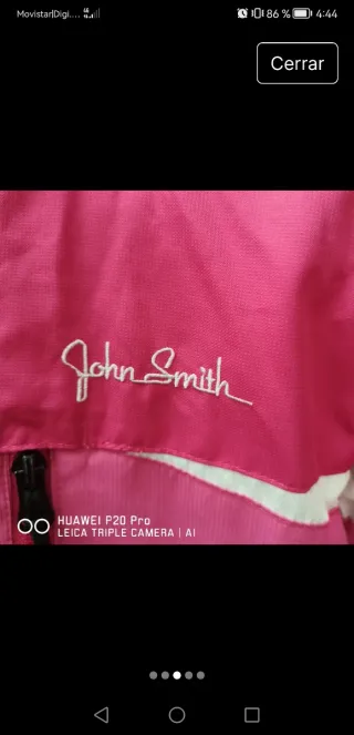 Chaqueta niña John Smith rosa