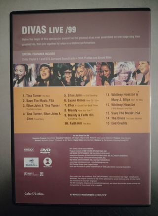 DVD Tina Turner Celebrate + Divas Live/99