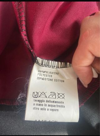 Vestito Dixie smanicato righe Borgogna nero S