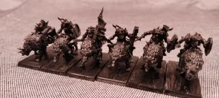 Jinetes de lobo goblin