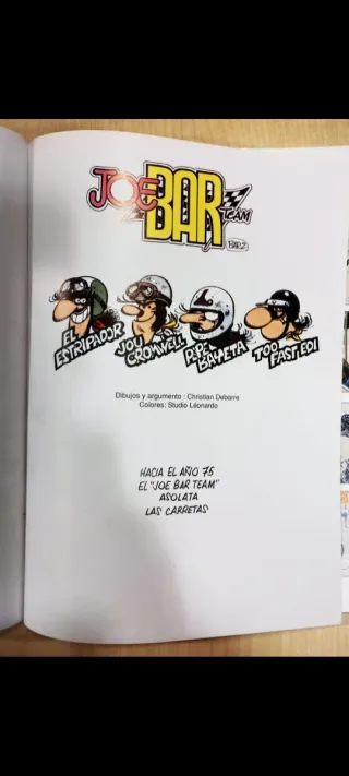 Cómic JOE TEMA BAR 2. Christian Debarre & Fane.