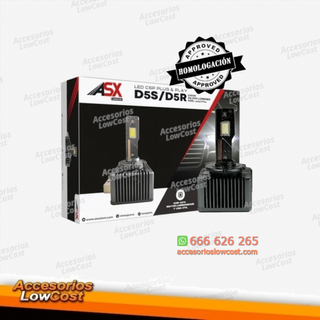 Bombilla ASX faro delantero LED D5S D5R